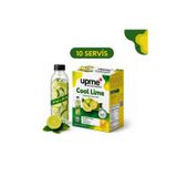 Upme Cool Lime Limon Aromalı İçecek Tozu 10'Lu Paket | Vitamin C | Stevia Doğal Aroma