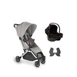 Uppababy Minu V2 Cosmo Stella Black Seyahat Sistem Bebek Arabası - Gri