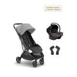 Uppababy Minu V3 Cosmo Greyson Grey Seyahat Sistem Bebek Arabası - Gri