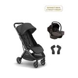 Uppababy Minu V3 Cosmo Jake Grey Seyahat Sistem Bebek Arabası - Siyah