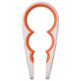 UPPFYLLD kavanoz açacağı, beyaz-turuncu beyaz-turuncu 21 cm