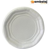 Upplast 17CM Plastik Tabak - 100 Adet