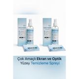 UPPO MOİST 250 ml X2 adet çok amaçlı kamera TV telefon taplet ekran gözlük lensleri temizleme solüsyonu spreyi