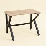 Upstyle Torvex Oyuncu Masası Çam Siyah 100X60 cm Metal Ayaklı Bilgisayar Masası - Çok Renkli