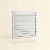 Upstyle Vento Alüminyum Banyo Ve Wc Havalandırma Menfezi Beyaz 50X52 Cm
