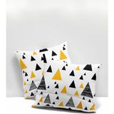 Upstyle Yastık Kılıfı 50X70 cm Siyah Sarı - 50 x 70