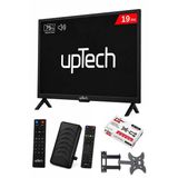Uptech 19’’ (48 Ekran) Çanaklı / Çanaksız Wifi'li Uydu Alıcısı+Tv Hareketli Askı Aparatı Hediye