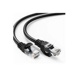 Uptech Cat6 UTP 1000Mbps 60 cm Siyah Ethernet Patch Modem Lan Kablosu