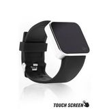 Upwatch Touch Shiny Silver & Siyah Unisex Kol Saati
