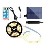 UpWay Güneş Enerjili Solar Aydınlatma RGB 10 Metre Silikonlu Şerit LED Ev Bahçe Süsleme Dekor