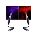 UpWay Usb Yıldızlı Dekoratif Led Işık Araç İçi Oda Mekan Süsleme Gece Lambası