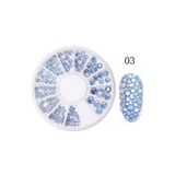 Ur Sugar Blue Mavi Swarovski Süsleme Taş Seti