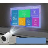 Ural Teknik Idragon DR300(HY300) Wifi ANDROID11 4K 120 Ansı Allwinner H713 Bt5.0 Hd Kompakt Sinema Projeksiyon - Beyaz