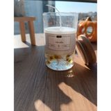 Urania Candle Urania | Doğal Amber Kokusu |%100 Doğal Soya Mum | Bambu Kapaklı Cam Kavanoz| Vegan - PAPATYALI AMBER KOKUSU