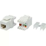 Uranium Kj-Uc6-18044 Cat6 Utp 180 Derece Keystone Beyaz Renk