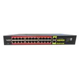 Uranium POE-G2422SFP-300W 24 Port Gigabit +2XGB RJ45/2XSFP Uplink Rackmount POE Switch