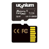Uranium UR-TF-256G Micro SD Card U3 7/24 Surveillance 256 GB 100/50 Mb/s Industrial Hafıza Kartı