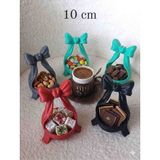 Urartu 3D Fiyonk Tasarımlı Kahve Yanı Lokumluk ve Sunumluk - Renkli
