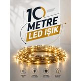 Uravas Store 10 Metre LED Işık Gün Işığı Her Ortama Uygun Ampüllü