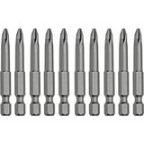 Uravas Store (10'lu Set) Mıknatıslı Yıldız Ph2 Bits Uç 75 mm Kutulu Manyetik 1/4 Matkap Ucu 7.5 cm Uzunluk