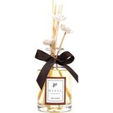 Uravas Store 200 ml Silindir Şişe Bambu Çubuklu Dark Amber Oda Kokusu