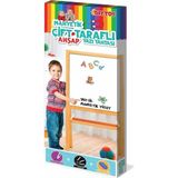 Uravas Store 2195 Ayaklı Çift Taraflı Manyetik Ahşap Yazı Tahtası