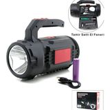 Uravas Store 2in1 19PCS = Tamir - Hırdavat Seti El Fener - Projektör LED + Cob USB - Type-C - Pil Şarjlı HS-310 (5047)