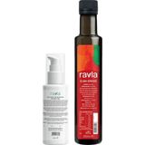 Uravas Store 2'li Ürün - Ravla Elora Zeytin Yaprağı Ekstratlı Saç Bakım Yağı 100ML / Ravla Elma Sirkesi 250ML