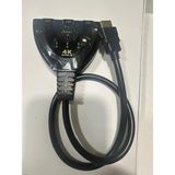 Uravas Store 4K HDMI Switch 3 Port HDMI Switch 50 cm Kablolu HDMI Çoğaltıcı