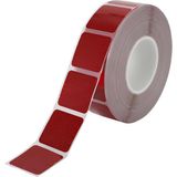 Uravas Store 5 Metre Tüvtürk Onaylı Kırmızı Parçalı Reflektörlü Reflektif Fosforlu Şerit Bant Kesikli Ikaz Bandı