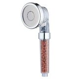 Uravas Store® %50 Su Tasarruflu Ve Arıtmalı Doğal Taşlı Banyo El Duş Başlığı