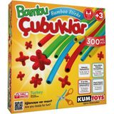 Uravas Store 5462 Kumtoys, Bambu Çubuklar - 300 Parça / +3 Yaş