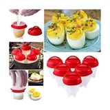 Uravas Store 5dm-Silikon Yumurta Haşlama Kabı 6lı Set