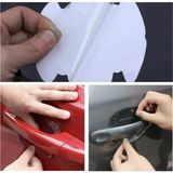 Uravas Store 8 Adet Araba Kapı Kolu Koruyucu Çizilme Önleyici Şeffaf Sticker Film Koruma Seti