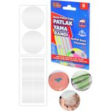 Uravas Store 8li Patlak Yama Tamir Bandı Şişme Yüzme Simidi Kolluk Bot Top Pilates Simit Çadır Yağmurluk Yaması
