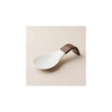 Uravas Store Amberhaus Akasya Saplı Silikon Tezgah Üstü Kaşıklık | Mutfak Kirli Kaşık Altlığı | Şık ve Dayanıklı | Salça Lekesi Tutmaz | 21 cm Boy
