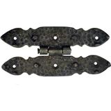 Uravas Store Antika Tarz Dekoratif Pirinç Düğmeli Menteşe - 142X69 Mm, Oksit