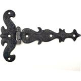 Uravas Store Antika Tarz Dekoratif Pirinç Kuyruklu Kelebek Menteşe - 94X147 Mm, Oksit