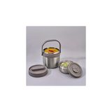 Uravas Store Ar Yıldız Bento Yuvarlak Lunch Box Steel 1400 ml