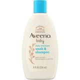 Uravas Store Aveeno Baby Günlük Nem Yumuşak Vücut Yıkama ve Şampuan Yulaf Özlü, 2'si 1 Arada Bebek Banyosu Yıkama ve Saç Şampuanı, Yırtılmaz ve Paraben Içermez, Saç ve Hassas Ciltler Için, Hafif Kokulu, 8 ml