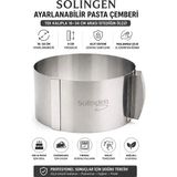 Uravas Store Ayarlanabilir Metal Kek Kalıp 16-34CM (5047)