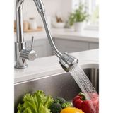 Uravas Store Ayarlanabilir Musluk Başlığı Esnek Spiral Hortumlu Lavabo Uzatma Aparatı