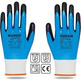 Uravas Store BADEM10 Handy H1701 Kalın Nitril Kaplama Iş Sanayi Inşaat Usta Eldiveni 10 Xl (1 Çift)