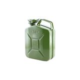 Uravas Store BADEM10 Metal Benzin Bidonu 5 Litre Akaryakıt Mazot Taşıma Doldurma Depolama Bidonu + Aktarma Borusu