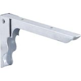 Uravas Store BADEM10 Metal Katlanır Raf Altı Ayağı 18 x 10 cm (1 Adet) Duvara Monteli Balkon Masası Sehpası Montajı