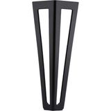Uravas Store BADEM10 Ovit Koltuk Baza Sehpa Masa Ayağı Metal Ayak 20 cm Siyah