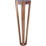 Uravas Store BADEM10 Ovit Ünite Mobilya Koltuk Baza Sehpa Tv Masa Ayağı Metal Ayak 20 cm Antik Bakır