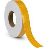 Uravas Store BADEM10 Reflektörlü Reflektif Fosforlu Şerit Bant Sarı Reflekte Ikaz Bandı 1 Metre