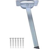 Uravas Store BADEM10 Sofra Ayağı Metal Çinko Katlanır Yer Sofrası Sini Altı 20 cm