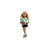 Uravas Store Barbie Dream Besties Bebek ve Aksesuarları, Çıkarılabilir Kıyafetleriyle Eklemleri Bükülebilen, Dalgalı Kahverengi Saçlı Zia Bebek, Saç ve Ay Temalı 7 Aksesuar, JGG36